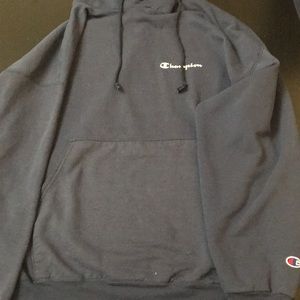 Vintage 90’s Blue Champion hoodie XLARGE